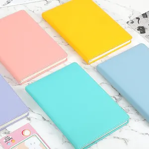 Khuyến mãi lưu ý cuốn sách A5 PU Leather Bìa tùy chỉnh in logo Cá Nhân Bìa cứng máy tính xách tay