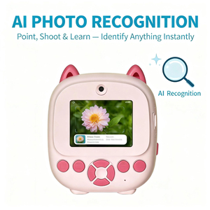 Caméra Intelligente IA pour Enfants avec <span class=keywords><strong>Impression</strong></span> Thermique Sans Encre, Reconnaissance <span class=keywords><strong>de</strong></span> Personnages IA, Images Générées par la Voix pour Appareil <span class=keywords><strong>Photo</strong></span> <span class=keywords><strong>de</strong></span> Jeu pour Enfants - Product Image 1