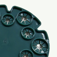 Plateau de fixation multi-trous en plastique pour piquets de plantes, support pour poteaux en bambou, pour tomates, haricots, plantes grimpantes et treillis