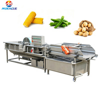 Laveuse de légumes multifonctionnelle à turbine, machine commerciale à laver les fruits et légumes à turbine pour ananas et fruit du dragon
