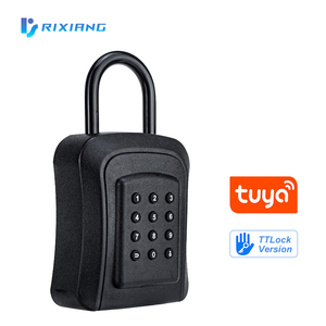 Caja de Seguridad Inteligente TTLock para Llaves, Montada en la Pared, Impermeable, con Contraseña, Candado de Combinación, Control por Aplicación, Almacenamiento de Llaves en la Nube para Exteriores - Product Image 1