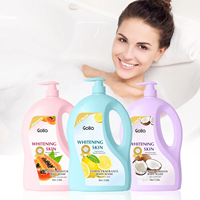 Usine de marque privée Offres Spéciales ménage gel douche à la noix de coco en gros 2.08L gommage organique naturel gel hydratant Douche