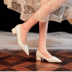 <b>Red</b> Satin Pointed Toe Kitten <b>Heel</b> Pumps Comfort Bridal Wedding Shoes Size 3333G - Product Image 4