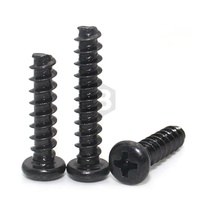 Vis en acier au carbone Baysundor C1022 Guangdong, accessoires, tête cylindrique, embout Phillips, zinguées, droites, M3.5x30mm, classe 4.8