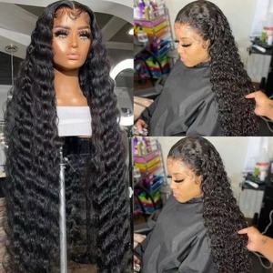 Wave <b>Wig</b> Pre Plucked Transparent Hd Lace Front <b>Wigs</b> Remy Virgin Human Hair Lace Frontal <b>Wigs</b> <b>for</b> <b>Black</b> <b>Women</b> - Product Image 5