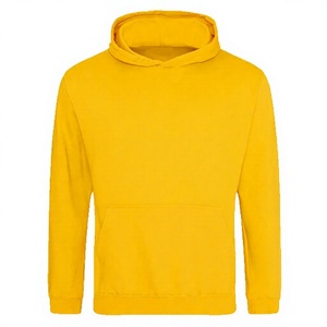 Sweat-shirt à capuche uni pour homme, coupe classique, tricoté, décontracté, avec poche, pour l'automne - Product Image 4