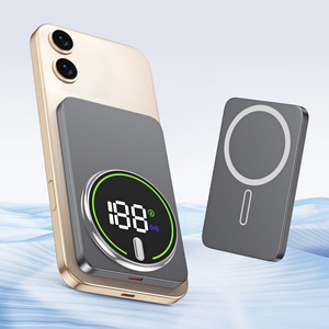 Batería Externa Magnética Personalizada con <span class=keywords><strong>Certificado</strong></span> KC, 10000mAh, Carga Rápida, PD 20W, Portátil, Inalámbrica, con Pantalla <span class=keywords><strong>Digital</strong></span> Grande - Product Image 3