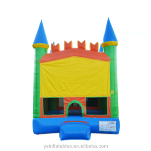 Verde azul naranja amarillo castillo inflable rebote <span class=keywords><strong>casa</strong></span> - Product Image 1