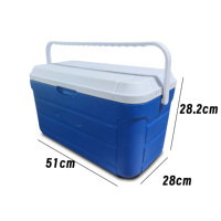 Glacière isotherme 40L/42qt/10.6Gal avec mousse PU épaisse pour une rétention de glace longue durée, idéale pour le camping, les pique-niques et la pêche en extérieur