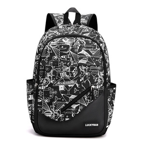 Luckyman <b>Backpack</b> <b>Large</b> Capacity 15.6 Laptop Bag For Men Women School Travel Casual Use - Product Image 2