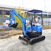 Mini-excavatrice chinoise de 1 à 1,5 tonne pour moteur haute performance avec pompe et engrenages