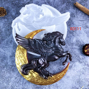 Molde de Resina de Silicona Hecho a Mano Kingnoo con Forma Irregular para Manualidades, Adornos Decorativos Estilo Ins y Herramientas para Pasteles - Product Image 2