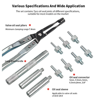 11 pièces dissolvant de joint de soupape moto voiture Valve outil de retrait de joint d'huile pince d'extraction de soupape accessoires universels