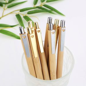Stylo bille écologique en bambou 1,0 mm pour le <span class=keywords><strong>bureau</strong></span> et les cadeaux d'entreprise - Souvenir pour les avantages des employés et les anniversaires - Product Image 3