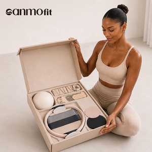 Set Premium <span class=keywords><strong>per</strong></span> <span class=keywords><strong>Pilates</strong></span> Tutto-in-Uno, Kit di Attrezzature <span class=keywords><strong>per</strong></span> Yoga con Anello <span class=keywords><strong>Pilates</strong></span>, Palla <span class=keywords><strong>per</strong></span> <span class=keywords><strong>Esercizi</strong></span> e Bande di Resistenza <span class=keywords><strong>per</strong></span> Allenamento della Forza - Product Image 1