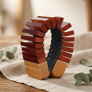 Clattepilar Instruments de musique à percussion 2020 très demandés, <span class=keywords><strong>Agogo</strong></span>/Guiro en <span class=keywords><strong>bois</strong></span> rouge certifié CE, jouets éducatifs pour enfants - Product Image 4