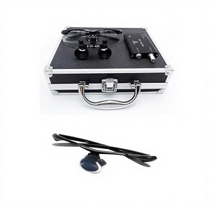 مناظير ليد مكبرة للأسنان مصباح طبي يعمل بالكهرباء للجراحة مصابيح أمامية لطبيب الأسنان للبناء المعدني - Product Image 2