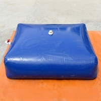 Réservoir souple gonflable pliable en PVC durable pour carburant/eau, capacité 1000L-3000L, pour projets extérieurs