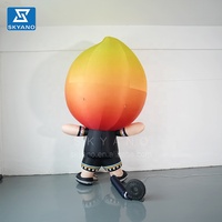 Mascotte gonflable de dessin animé en forme de mangue, sculpture gonflable personnalisée, décorations gonflables