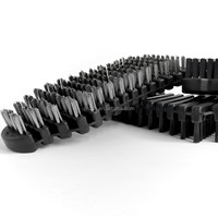 Brosse de nettoyage et d'entretien industrielle OEM flexible en nylon et fil métallique pour haltères de salle de sport