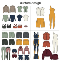 Vêtements de fitness et de yoga pour femmes, combinaison dos nu, leggings, manches courtes, ensemble de body à séchage rapide, fabricant