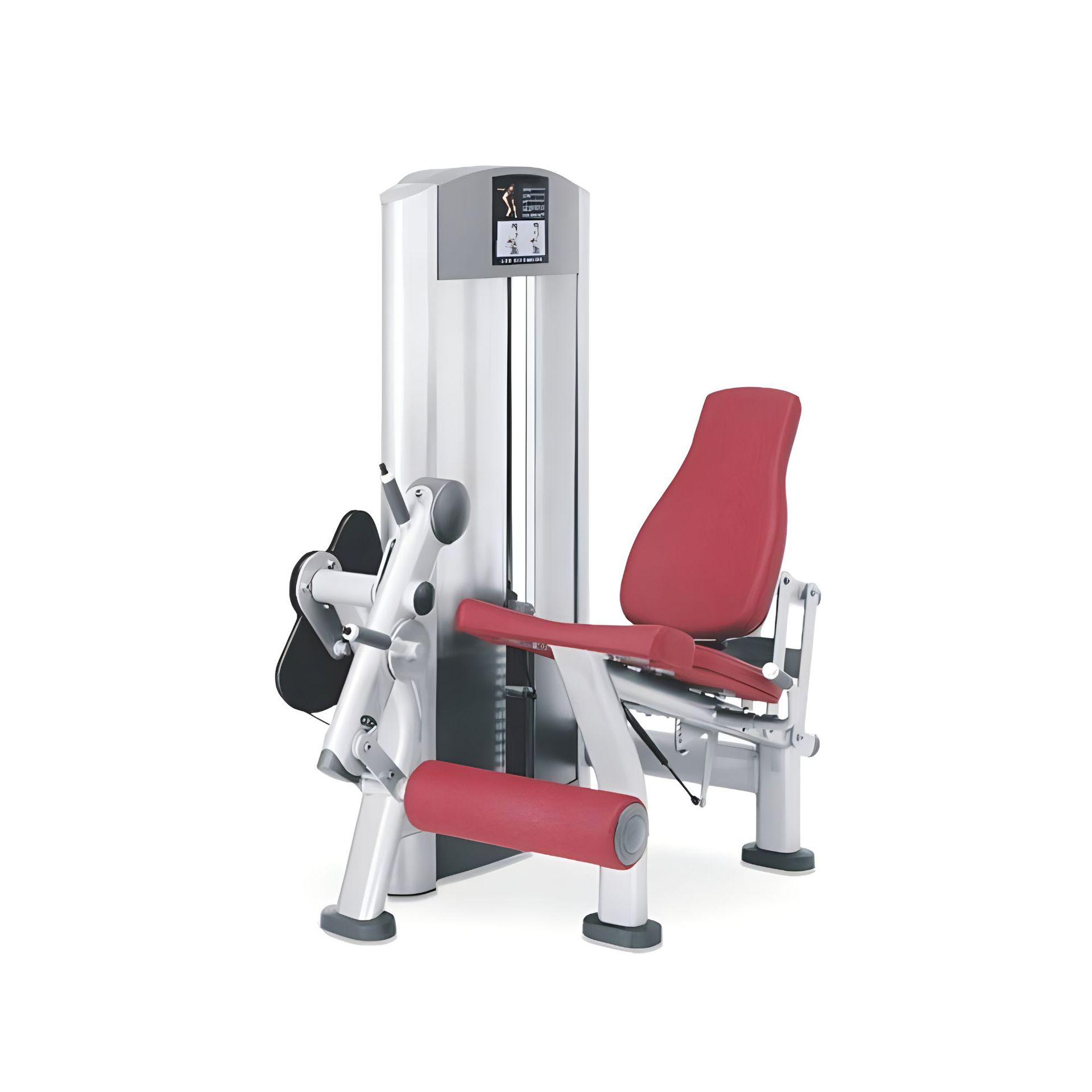 Seated leg curl machine
