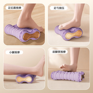 Rodillo de masaje para pies de niños, alivio para la fascia plantar, cabezales de masaje de doble fila para pies planos, soporte para el arco del pie - Product Image 3