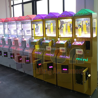 LIFUN Mini grue à monnayeur, machine d'arcade à griffes pour petits jouets en peluche, certifiée CE, 1 joueur, couleur personnalisable, Meilleure vente
