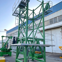 Grúa Torre de Construcción Nueva de 10T, 12T, Grúa Torre con Cabeza de Martillo, Grúa Torre Trepadora, Mejor Precio de Venta, 48m-70m
