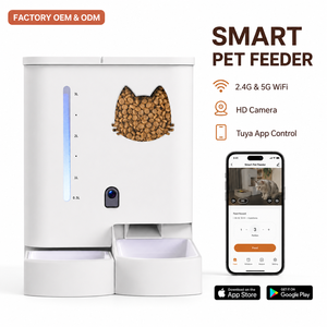 Distributeur Automatique de Croquettes Tuya 5L, Distributeur Intelligent de Nourriture avec Caméra et WiFi - Product Image 1
