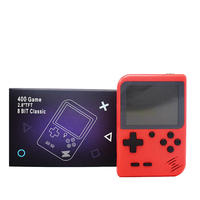 Console de jeu rétro classique 400-en-1, mini console portable pour 2 joueurs, compatible Sup 400-en-1