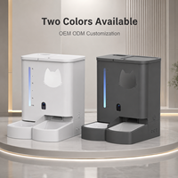 Distributeur automatique de nourriture pour animaux de compagnie OEM ODM 2 en 1, distributeur d'eau et de nourriture, caméra, contrôle par application, distributeur intelligent de nourriture pour chats