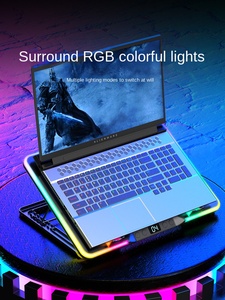 Laptop Desk Support Dual Cooling Fan <span class=keywords><strong>Notebook</strong></span> Computerst änder Faltbares Kühl kissen für Laptop-Kühler oem - Product Image 6