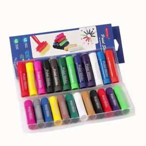 Non-Toxic <b>Paraffin</b> Wax 90-Second Quick Drying Erasable 12-Color Kids Soft Pastel Crayon Paint Sticks Color Box Set - Product Image 5