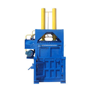 Recién llegado, máquina empacadora de chatarra y cartón vertical hidráulica para plantas de fabricación con motor central y componentes PLC - Product Image 3