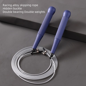 <span class=keywords><strong>Cuerda</strong></span> <span class=keywords><strong>de</strong></span> saltar <span class=keywords><strong>de</strong></span> velocidad Cuerdas <span class=keywords><strong>de</strong></span> saltar con rotación suave Bolas <span class=keywords><strong>de</strong></span> doble rodamiento ponderadas para entrenamiento Fitness Cardio Entrenamiento <span class=keywords><strong>DE</strong></span> BOXEO - Product Image 2