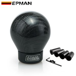 Pommeau de levier de vitesse en aluminium EPMAN en fibre de carbone véritable pour Honda VW BMW EP-SK1717S - Product Image 1