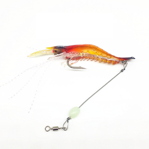 Hameçon artificiel <span class=keywords><strong>pour</strong></span> crevettes Appât de natation Appât souple <span class=keywords><strong>pour</strong></span> la pêche aux crevettes - Product Image 5