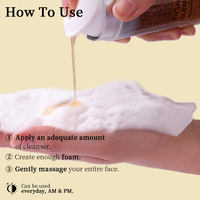 Nettoyant Moussant Visage Marque Blanche Faible MOQ Bio Hydratant Éclaircissant Anti-Acné Peau Grasse aux Acides Aminés