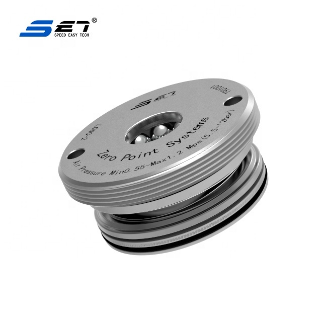 High Repeat Accuracy SET Zero Point Positioning System LQNC-2 1.25KN Clamping Unit 220V Auto Parts 5 Axis Machining Workshop