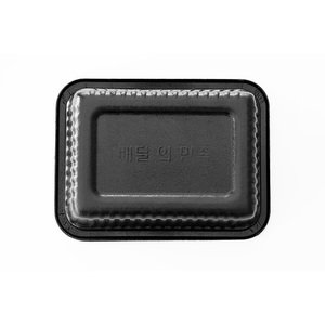 [Ecotainer] thân thiện với môi trường PP bọt vuông súp container Đen hóa chất miễn phí vật lý bọt PP súp thiết kế container - Product Image 3