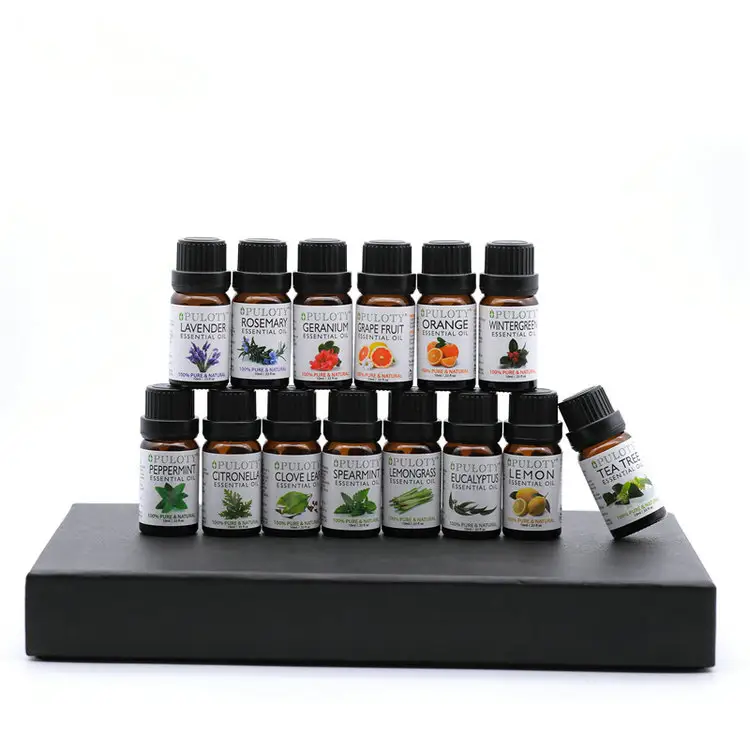 Set di qualità 4/6/8/10 con etichetta privata olio essenziale olio essenziale per massaggio olio essenziale 10ml