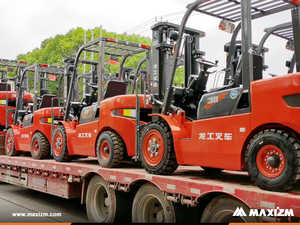 자재 운반 장비 론킹 3톤 솔리드 타이어 지게차 CPCD30 FD30T LG30DT 3톤 3000kg 디젤 지게차 - Product Image 2