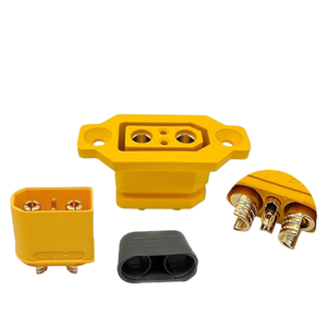 Conjunto de Conectores XT90E con Pines de Señal - Conector Hembra Amass y Enchufe Macho Compatible para Actualizar el Cargador a Comunicación Inteligente - Product Image 2