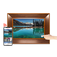 Bingkai foto Digital WiFi, bingkai foto elektronik Digital dengan fitur WiFi layar sentuh IPS putar otomatis, berbagi foto video melalui Frameo
