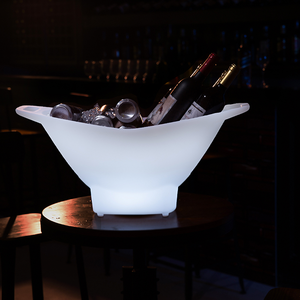 ถังใส่ไวน์น้ำแข็งกันน้ำเรืองแสงสำหรับเก็บไวน์ทรงเรือสำหรับบาร์สุดหรูและไนท์คลับ - Product Image 4