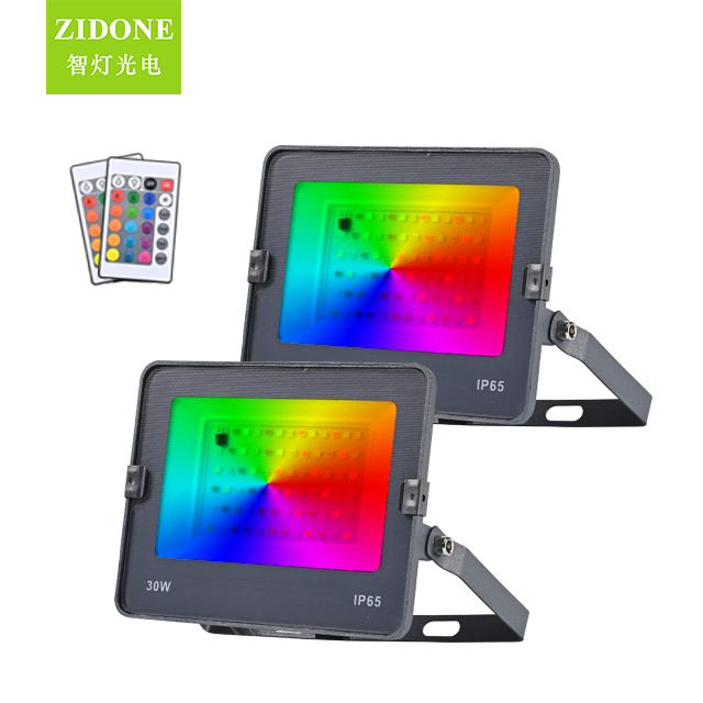 RGBCW LED Floodlight 50W 100W DOB 100-240V Tuya WIFI APP Control Outdoor IP66 Waterproof 3-Year Warranty RGBWC RGB Spotlight