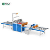 Machine de laminage à colle froide automatique Mingde fiable et durable pour film intelligent Pdlc, verre, contreplaqué, MDF, Pur, facile à utiliser