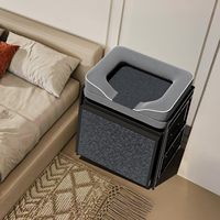 Canapé pour animaux de compagnie pour chiens et chats pour rester près de vous pendant que vous travaillez ou jouez avec rampe et tiroirs de rangement