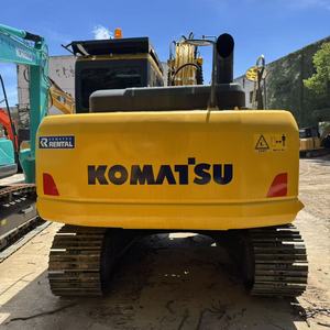 Excavatrice hydraulique Komatsu PC160 d'occasion en bon état d'origine avec ligne de brise-roche - Product Image 4